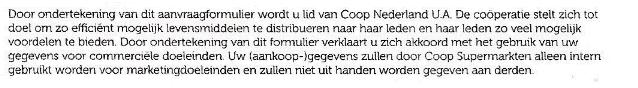 Coop kaart