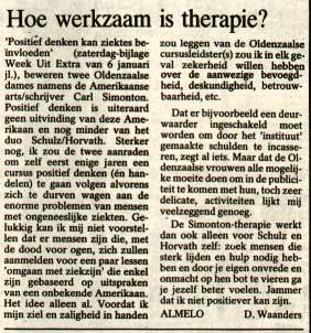 Ingezonden brief