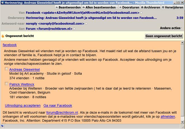 Facebook idioterie