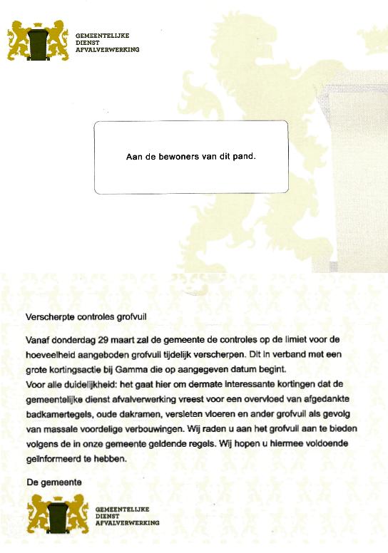 Gamma "Gemeente"- reclame