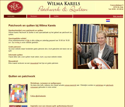Webzijde Wilma Karels