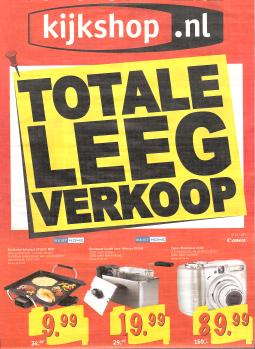 Kijkshop leegverkoop