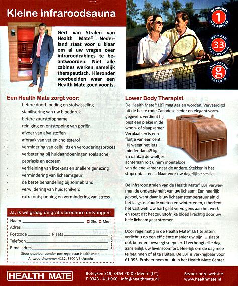Health Mate infraroodsauna