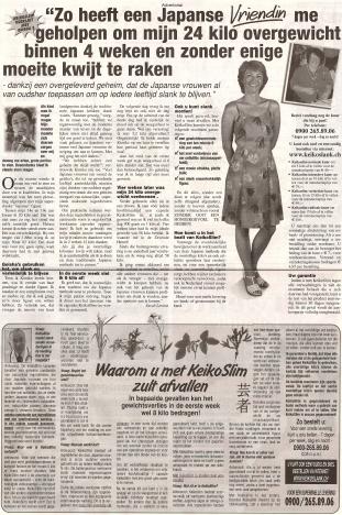 KeikoSlim-advertentie