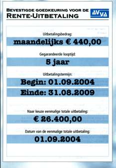 Rente-uitbetaling