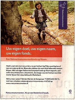 Advertentie Natuurmonumenten